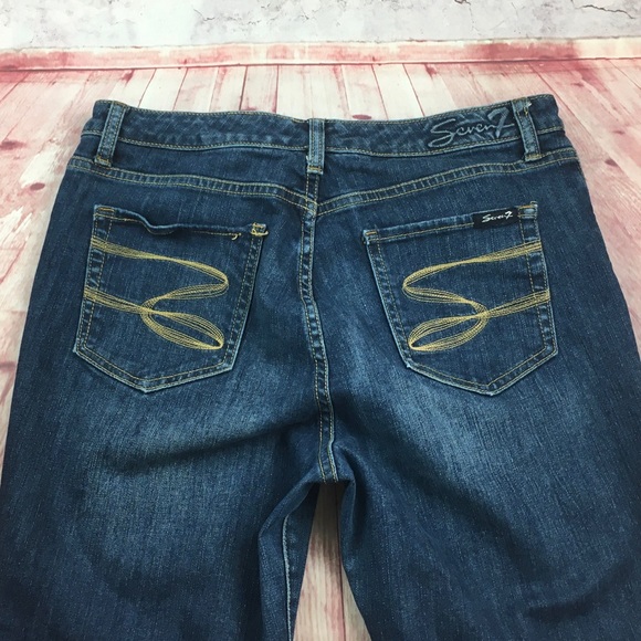 💸Seven7 Studio Flare Jean size 12 - Picture 7 of 8